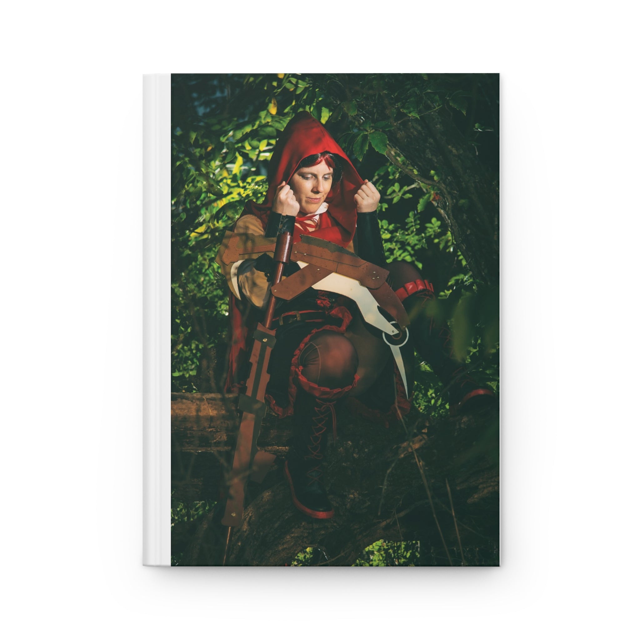 Hardcover Journal — Ruby Rose Fantasy Notebook (Matte)