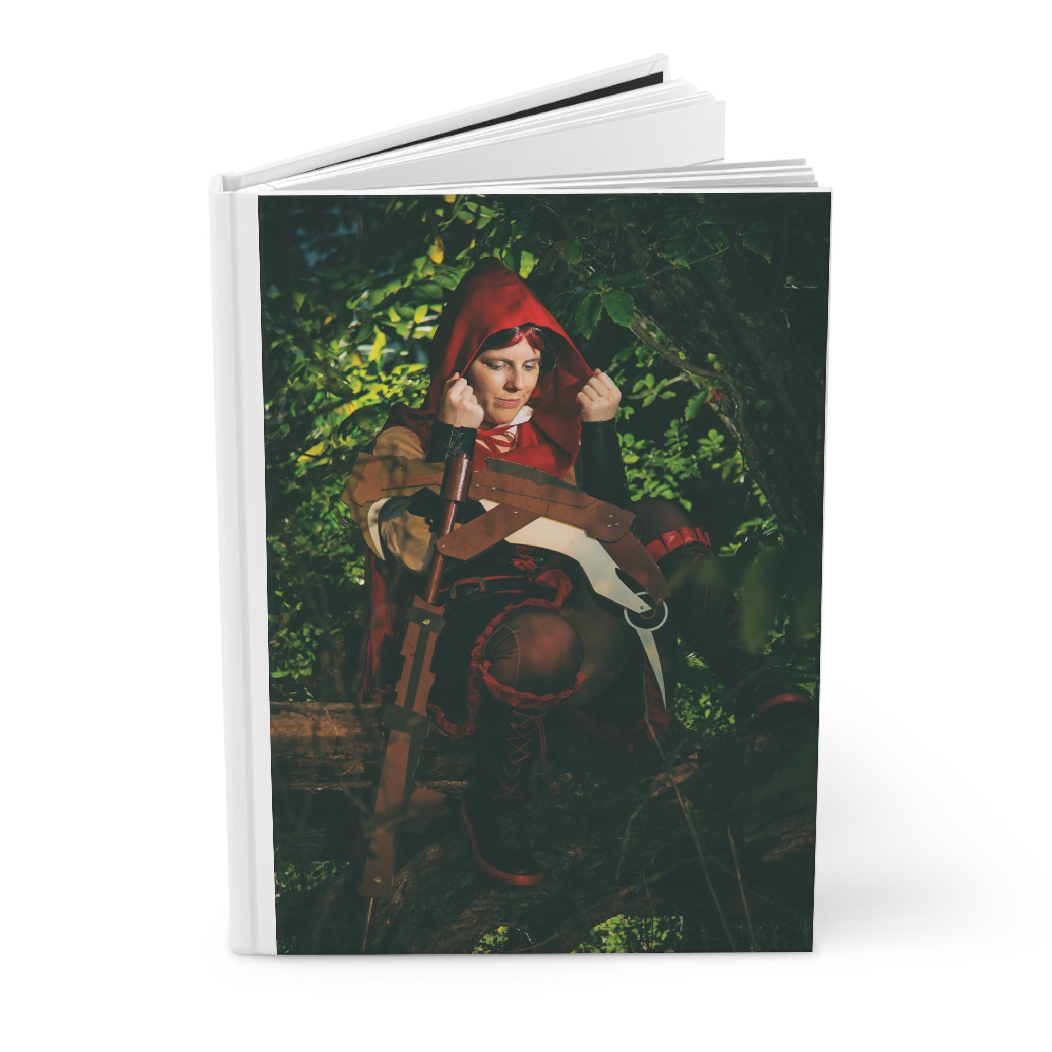 Hardcover Journal — Ruby Rose Fantasy Notebook (Matte)